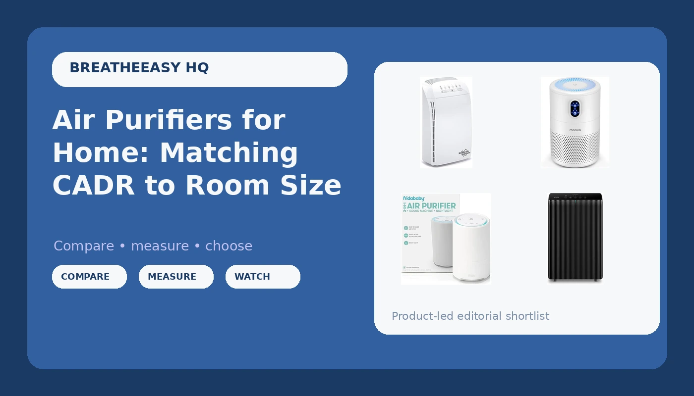 Air Purifiers for Home: Matching CADR to Room Size
