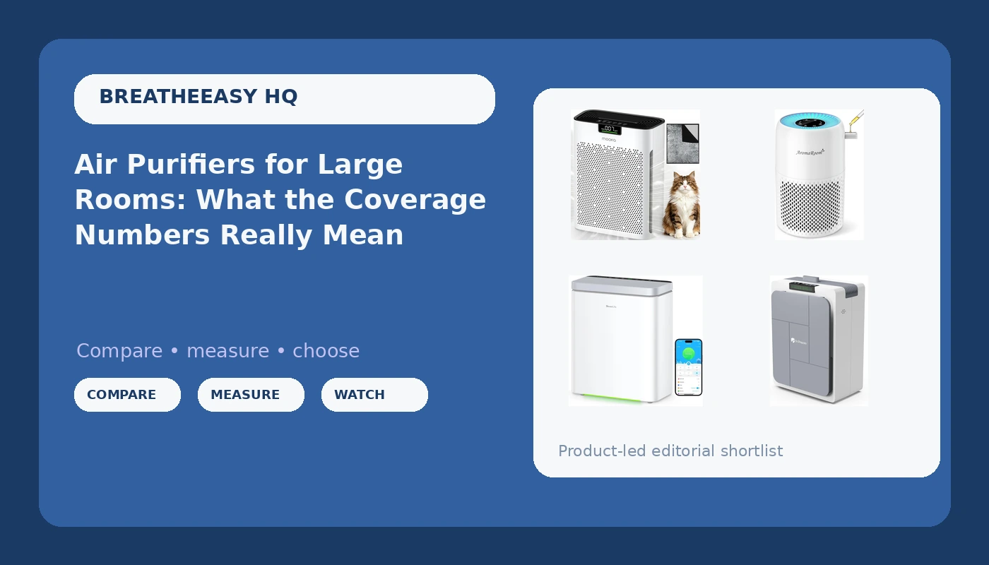 Air Purifiers for Large Rooms: What the Coverage Numbers Really Mean