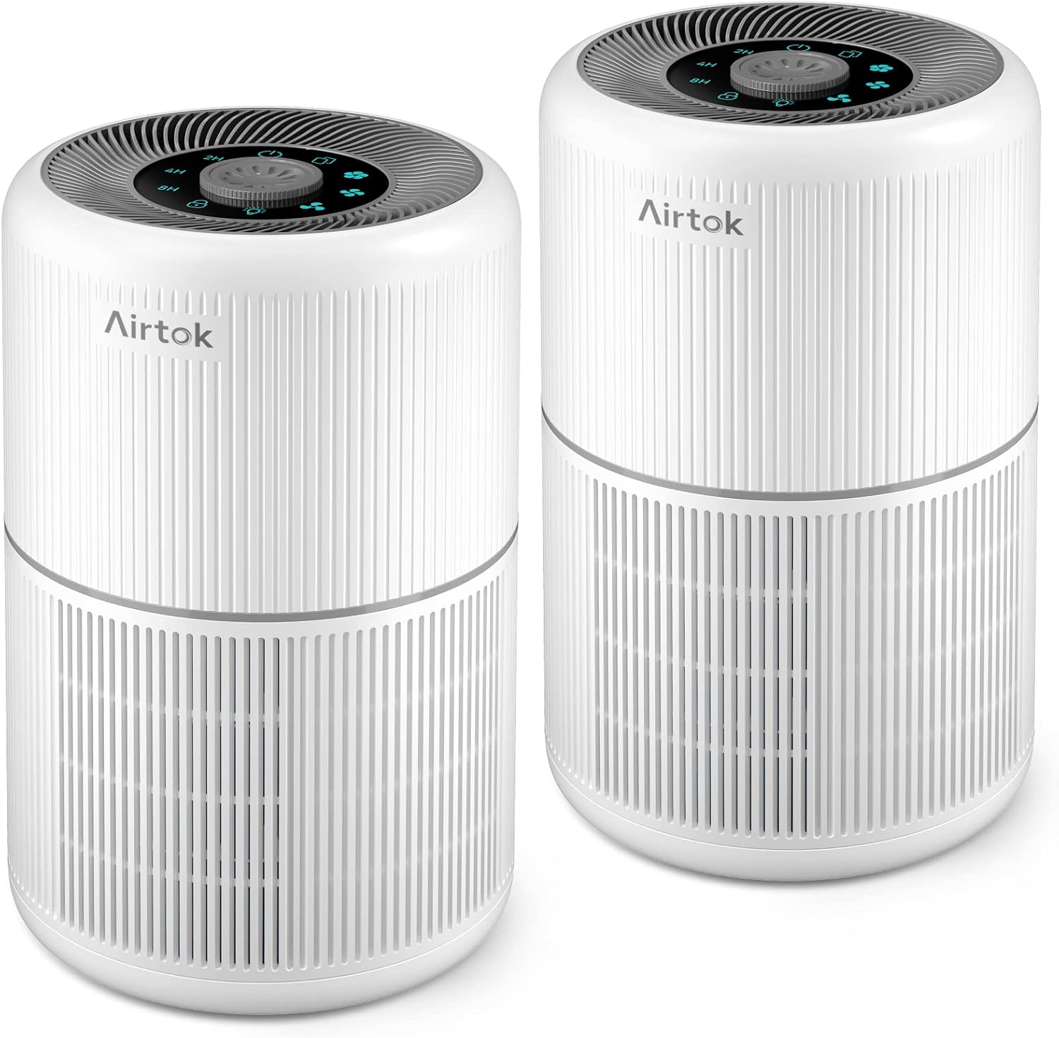 2 Pack Air Purifier for Home Bedroom with H13 True HEPA Filter