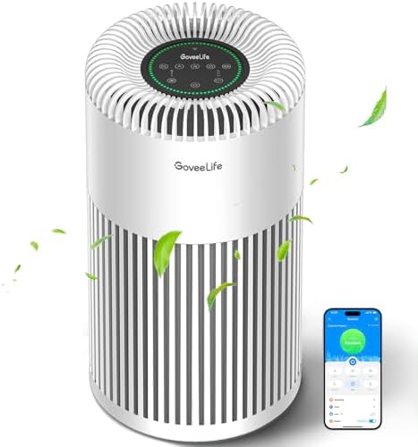 GoveeLife Smart Air Purifier for Home Large Room Up to 1524 sq.ft.