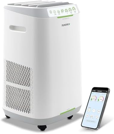 Nuwave Forever Smart Air Purifier for Home, Never Replace Air Filter System
