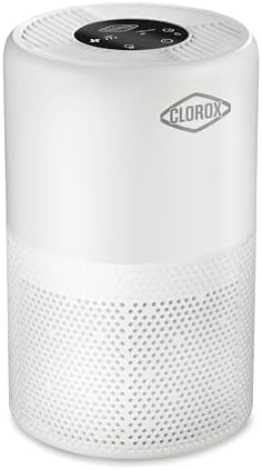 Clorox Air Purifier (Medium Room) Turbo Air Purifiers for Home With True HEPA Filter