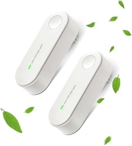 2 Pcs Plug In Real Negative Ion Air Purifier, Easy Use